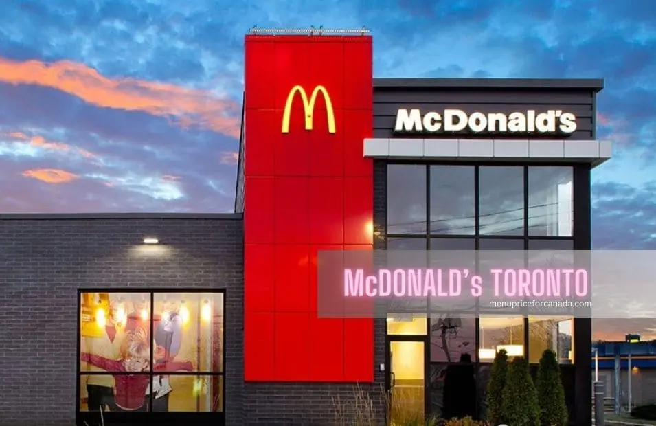 McDonald Menu McDonald's Menu Prices Toronto 2024